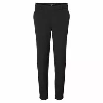 Брюки Vero Moda Maya Loose Solid Tall Mid Waist, черный