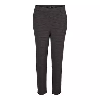 Брюки Vero Moda Maya Mr Loose Thea Check, черный