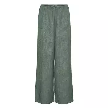 Брюки Vero Moda Melaney Loose, зеленый
