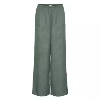 Брюки Vero Moda Melaney Loose, зеленый