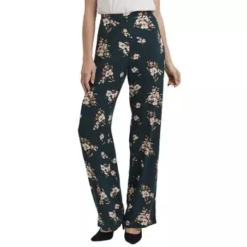 Брюки Vero Moda Simply Easy Wide High Waist, зеленый