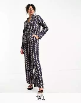 Брюки Vero Moda Tall Satin, мультиколор
