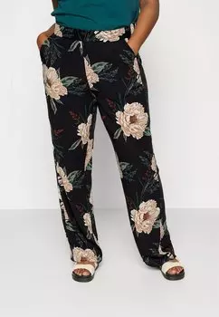Брюки Vero Moda Vmceasy Wide Pants, черный / камиль