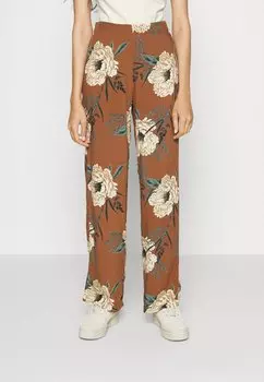 Брюки Vero Moda Vmsimply Easy Wide Pant, коньяк