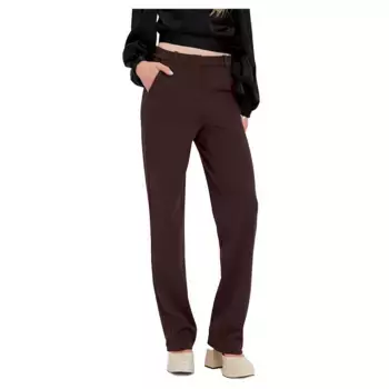 Брюки Vero Moda Zamira Slim Straight, коричневый
