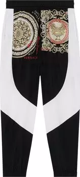 Брюки Versace Barocco Mosaic Motif Pants 'Black/White', черный