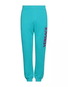 Брюки Versace, бирюзовый