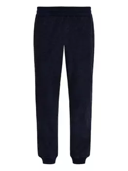 Брюки Versace с фактурными манжетами, синий