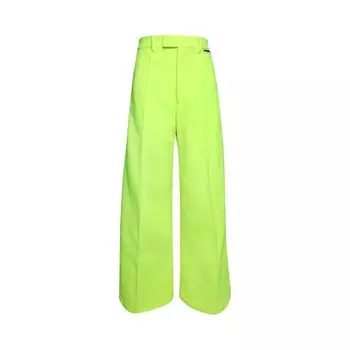 Брюки Vetements Tailored, цвет Желтый флуоресцентный