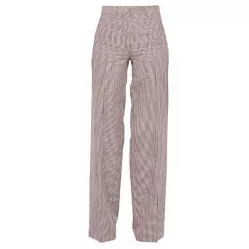 Брюки Victoria Beckham Casual, бордовый/мультиколор