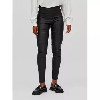 Брюки Vila Commit New Coated, серый