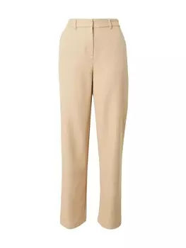 Брюки VILA Regular Pants NELLIE, бежевый