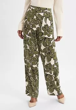 Брюки VILA, зеленый