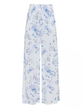 Брюки Vilebrequin Medusa And Shells, белый