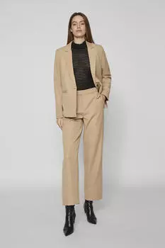 Брюки Винелли Vila, коричневый