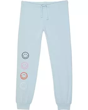 Брюки Vintage Havana Embroidered Smiley Joggers, цвет Sky Blue