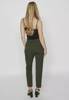 Брюки VIVARONE HW SLIM-NOOS VILA, зеленый
