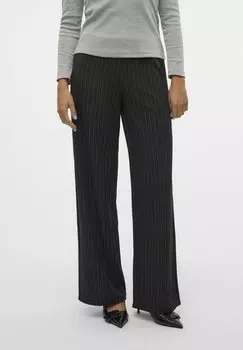 Брюки VMBERLIN MY WIDE Vero Moda, антрацит