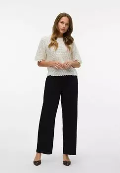 Брюки VMCAIA MITTLERE TAILLE Vero Moda, черный