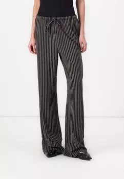 Брюки VMDICTE STRIPED WIDE PANT Vero Moda, черный