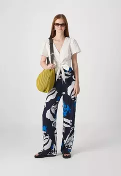Брюки VMEASY WIDE Vero Moda, темно-синий