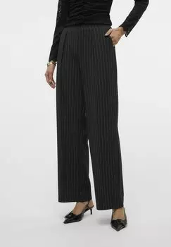 Брюки VMHENNA HOHE TAILLE Vero Moda, темно-серый