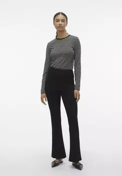 Брюки Vmliva Hw Flared Noos Vero Moda, черный