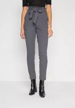 Брюки Vmliva Paperbag Tapered Pant Vero Moda, цвет grey