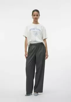 Брюки VMMADJA MITTLERE TAILLE Vero Moda, цвет Mottled Dark Grey