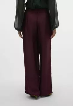 Брюки VMRAQUEL HOHE TAILLE Vero Moda, бордовый