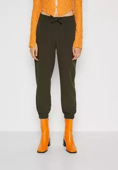 Брюки VMZELDA TAPERED TRACK PANT Vero Moda, темно-зеленый