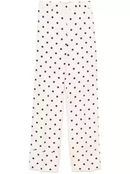 Брюки в горох VALENTINO GARAVANI, нейтральный