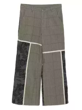 Брюки в клетку COMMUNS, зеленый