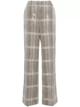 Брюки в клетку с пайетками 3.1 Phillip Lim
