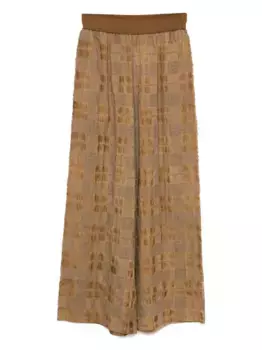 Брюки в клетку Uma Wang, нейтральный