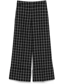 Брюки в клетку VALENTINO GARAVANI, черный