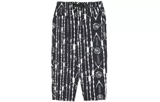Брюки унисекс Supreme, черный/белый
