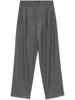 Брюки в полоску DRHOPE, серый