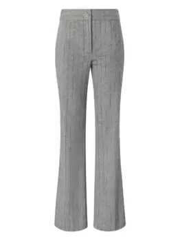 Брюки в полоску Genny, серый