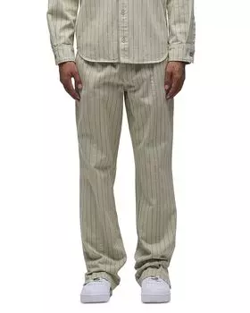 Брюки в полоску Hudson, коричневый/бежевый