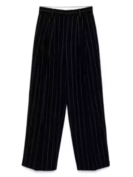 Брюки в полоску LESS, черный