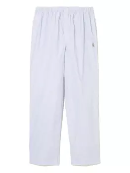 Брюки в полоску на резинке Undercover, синий