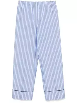 Брюки в полоску Prada, синий