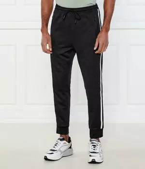 Брюки в полоску с парением c Relaxed fit Boss Green, черный