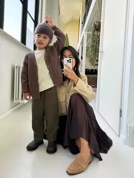 Брюки в полоску warmtouch ZARA, зеленый
