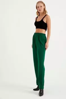 Брюки в рубчик e Herita, зеленый