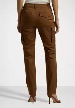 Брюки в стиле милитари COTTON SATEEN CARGO TROUSER Ralph Lauren, коричневый