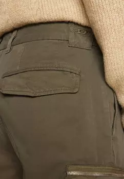 Брюки в стиле милитари Diesel, оливковый
