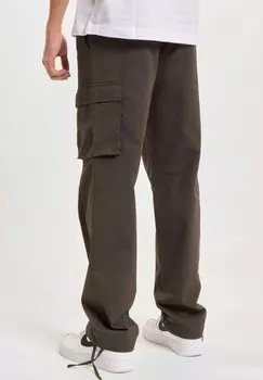 Брюки в стиле милитари EMPIRE DEF, темно-коричневый