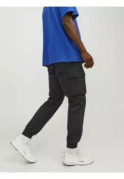 Брюки в стиле милитари Jack & Jones, черный
